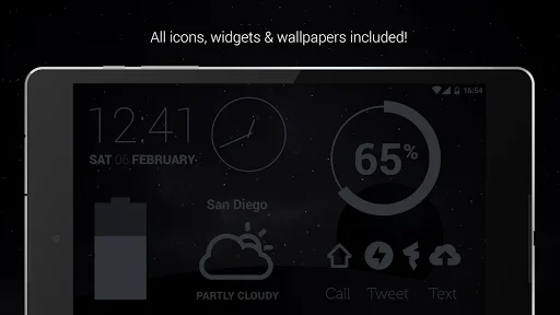 Murdered Out Pro – Black Icons ডাউনলোড করুন – সেরা আইকন প্যাক - Screenshot 9