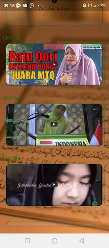 Qoriah Putri Internasional ডাউনলোড করুন – সেরা কোরআন তেলাওয়াত - Screenshot 27