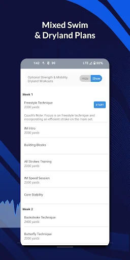 MySwimPro অ্যাপ ডাউনলোড করুন – সাঁতার প্রশিক্ষণের সেরা গাইড - Screenshot 8