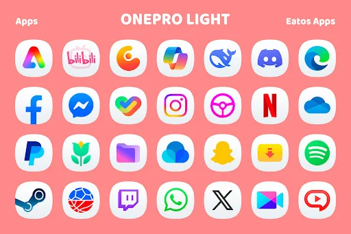 OneLight 8 – Icon Pack ডাউনলোড করুন – সেরা স্টাইলিশ আইকন প্যাক - Screenshot 16