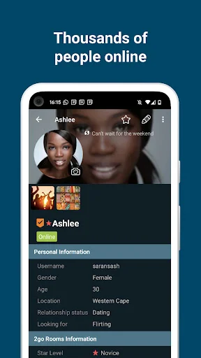 2go Chat ডাউনলোড করুন – নতুন বন্ধু ও চ্যাট রুমের জন্য সেরা অ্যাপ - Screenshot 2