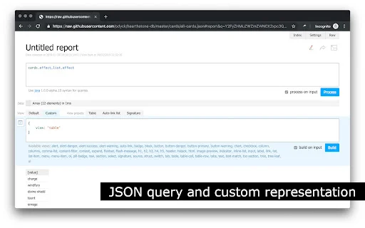 JsonDiscovery ডাউনলোড করুন – ব্রাউজারে JSON দেখার সেরা টুল - Screenshot 5