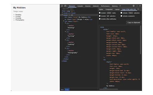 Copy HTML with CSS ডাউনলোড করুন – ওয়েব ডেভেলপারদের জন্য সেরা টুল - Screenshot 2