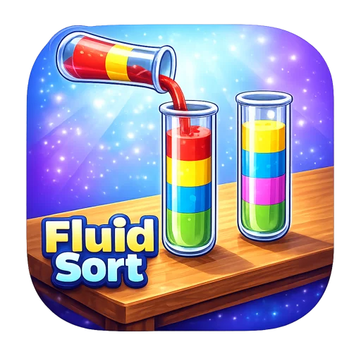 Fluid Sort: Color Water Puzzle ডাউনলোড করুন – সেরা ব্রেইন ট্রেনিং গেম