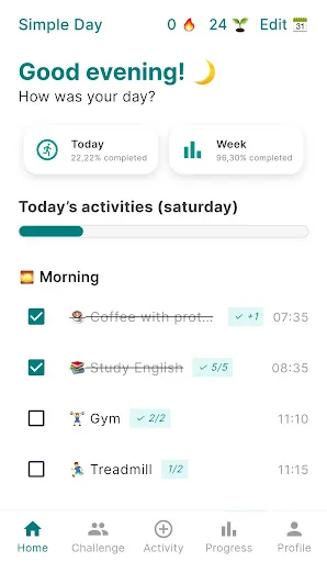 Simple Day – Daily Routines ডাউনলোড করুন – সেরা রুটিন প্ল্যানার - Screenshot 4