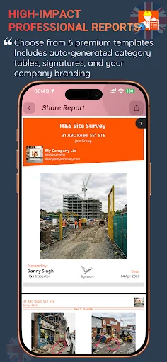 SiteReport ডাউনলোড করুন – প্রফেশনাল সাইট অডিট ও ডেইলি লগ - Screenshot 6