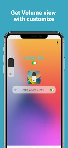 iCenter OS 17: X-Volume ডাউনলোড করুন – স্টাইলিশ ভলিউম কন্ট্রোল - Screenshot 1