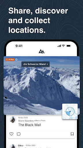Contours: Ski Snowboard Tour ডাউনলোড করুন – সেরা GPS ট্র্যাকিং - Screenshot 4