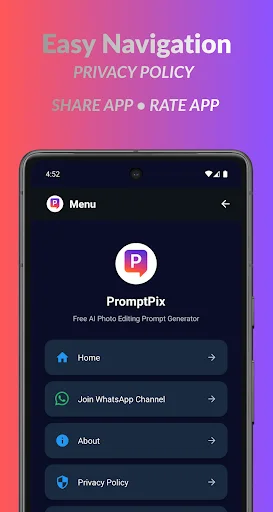 PromptPix ডাউনলোড করুন – AI ইমেজ প্রম্পট জেনারেটর ফ্রি - Screenshot 8