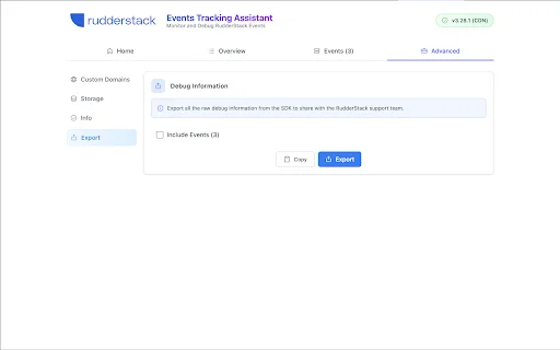 RudderStack Assistant ডাউনলোড করুন – ইভেন্ট মনিটরিং ও ডিবাগিং টুল - Screenshot 5