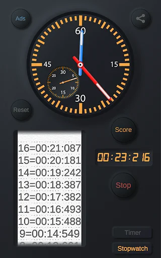 Stopwatch & Timer ডাউনলোড করুন – সঠিক টাইম ম্যানেজমেন্ট টুল - Screenshot 7