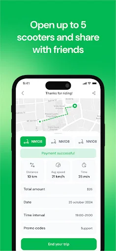 NG Scooter ডাউনলোড করুন – দ্রুত এবং সহজ যাতায়াতের নতুন উপায় - Screenshot 9