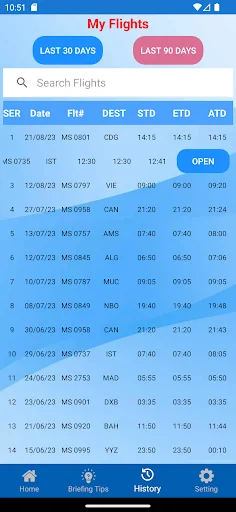 Egyptair CACS ডাউনলোড করুন – ক্রু অটোমেটিক চেক-ইন সিস্টেম - Screenshot 5
