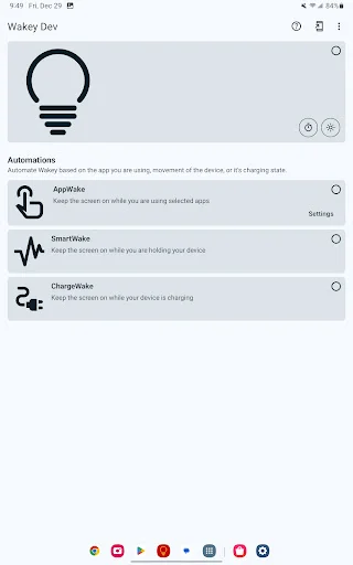 Wakey: Keep Screen On ডাউনলোড করুন – স্মার্ট স্ক্রিন কন্ট্রোল - Screenshot 6