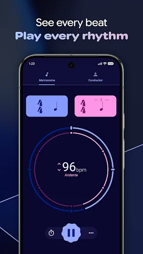 Chronal – Metronome & Tuner ডাউনলোড করুন – সেরা মিউজিক টুল - Screenshot 1
