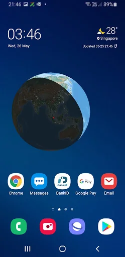 Worldshade ডাউনলোড করুন – রিয়েল-টাইম ডে অ্যান্ড নাইট ম্যাপ উইজেট - Screenshot 1