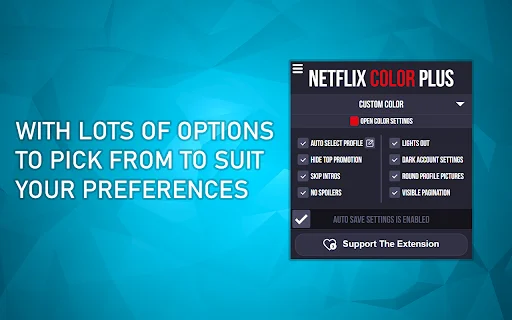 Netflix Color Plus ডাউনলোড করুন – নেটফ্লিক্স অভিজ্ঞতা কাস্টমাইজ করুন - Screenshot 1