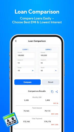 Loan Sa ডাউনলোড করুন – EMI, SIP এবং GST ক্যালকুলেটর অ্যাপ - Screenshot 3