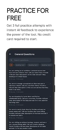 CELPIP স্পিকিং প্রিপ: USpeakAI ডাউনলোড করুন – সেরা প্রস্তুতি টুল - Screenshot 6