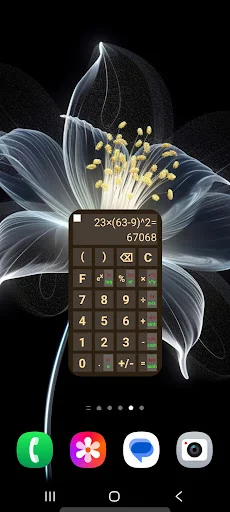 Calculator Widget ডাউনলোড করুন – দ্রুত এবং সহজ ক্যালকুলেটর - Screenshot 1