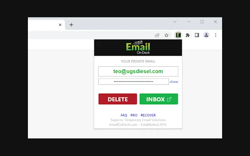 Temporary Email – EmailOnDeck ডাউনলোড করুন – দ্রুত ও নিরাপদ - Screenshot 1