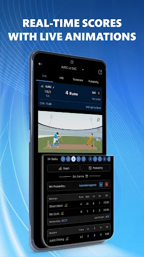 CricRadio ডাউনলোড করুন – দ্রুততম লাইভ ক্রিকেট স্কোর ও কমেন্ট্রি - Screenshot 5