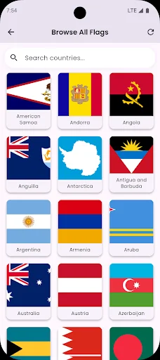 Country Flags ডাউনলোড করুন – বিশ্বের সকল দেশের পতাকা ও তথ্য - Screenshot 3