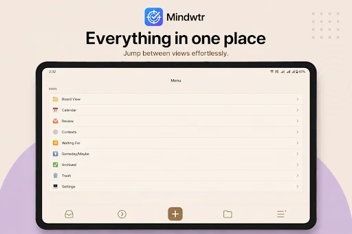 Mindwtr ডাউনলোড করুন – সেরা লোকাল-ফার্স্ট GTD টাস্ক ম্যানেজার - Screenshot 17