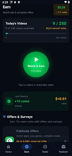 RewardBox ডাউনলোড করুন – ঘরে বসে ভিডিও, গেম ও সার্ভে থেকে আয় করুন - Screenshot 3