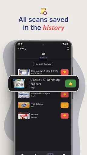 InTolerApp ডাউনলোড করুন – হিস্টামিন ও FODMAP ট্র্যাকার - Screenshot 6