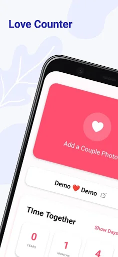 Love Counter ডাউনলোড করুন – আপনার সম্পর্কের বিশেষ দিনগুলো ট্র্যাক করুন - Screenshot 1
