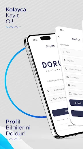 Doruk অ্যাপ ডাউনলোড করুন – সেরা প্রাইভেট হাসপাতাল সেবা - Screenshot 2