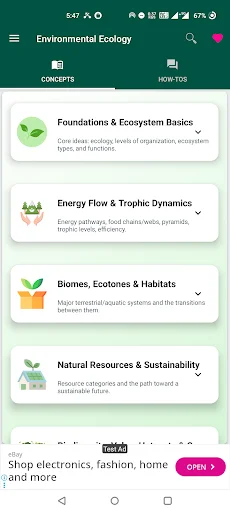 Environmental Ecology অ্যাপ ডাউনলোড করুন – পরিবেশ শিক্ষা ফ্রি - Screenshot 1