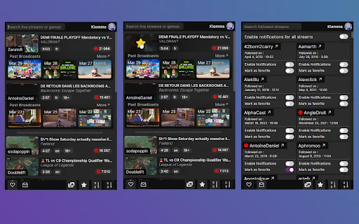 Twitch Right Now ডাউনলোড করুন – আপনার প্রিয় স্ট্রিমারদের লাইভ নোটিফিকেশন পান - Screenshot 1