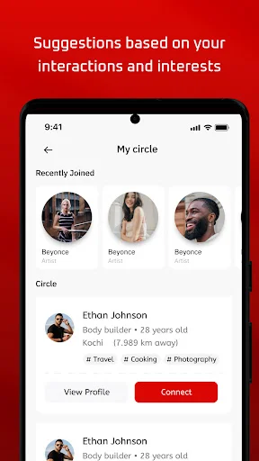 MYC – Meet Your Circle ডাউনলোড করুন – নতুন সোশ্যাল নেটওয়ার্ক - Screenshot 3