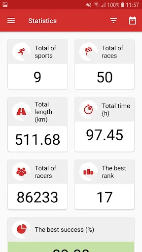 RaRe (Races Results) ডাউনলোড করুন – রেস ট্র্যাকিং ও পরিসংখ্যান - Screenshot 4