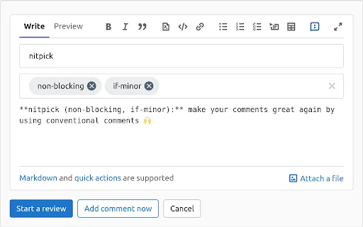 Conventional: Comments ডাউনলোড করুন – কোড রিভিউ উন্নত করুন - Screenshot 1