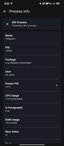 TaskManager – Shizuku/Root সর্বশেষ সংস্করণ বিনামূল্যে ডাউনলোড করুন - Screenshot 5