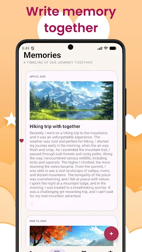 Love Day – Together Counter ডাউনলোড করুন – কাপলদের জন্য সেরা ডায়েরি অ্যাপ - Screenshot 3