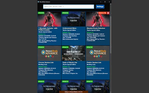 NexusMods Advance: Enhance Your Modding Experience & Manage Mods - Screenshot 5