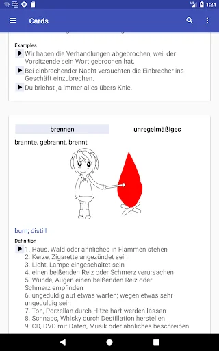 Deutsche Verben ডাউনলোড করুন – জার্মান ভার্ব শেখার সেরা অ্যাপ - Screenshot 9