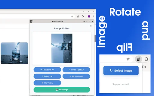 Rotate Image ডাউনলোড করুন – ব্রাউজারে ছবি ঘোরানোর সহজ টুল - Screenshot 1