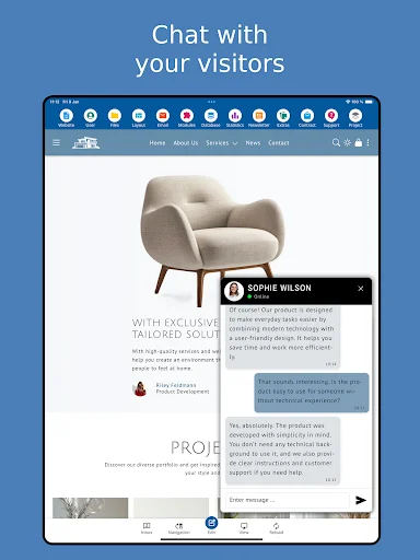 Website Builder – bluetronix ডাউনলোড করুন – কোডিং ছাড়াই প্রফেশনাল ওয়েবসাইট - Screenshot 11