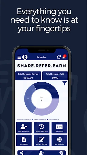 Refer-Pro ডাউনলোড করুন – বন্ধুকে রেফার করে রিওয়ার্ড জিতে নিন - Screenshot 2