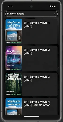MagCaster IPTV ডাউনলোড করুন – সেরা MAG, Xtream, M3U প্লেয়ার - Screenshot 2