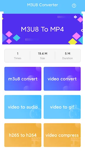 Video Converter – M3U8 to MP4 ডাউনলোড করুন – সেরা ভিডিও কনভার্টার - Screenshot 1