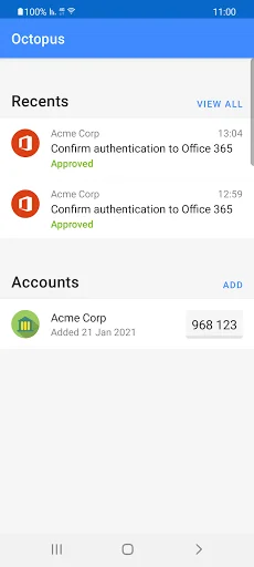 Octopus Authenticator ডাউনলোড করুন – মাল্টি-লেয়ার সিকিউরিটি অ্যাপ - Screenshot 1