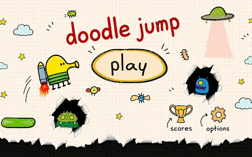 Doodle Jump ডাউনলোড করুন – সেরা জাম্পিং গেম এক্সটেনশন - Screenshot 1
