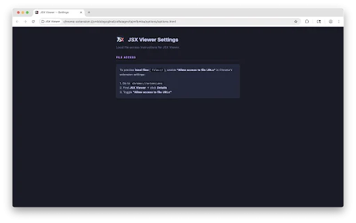 JSX Viewer ডাউনলোড করুন – ব্রাউজারে রিয়েক্ট কম্পোনেন্ট দেখুন - Screenshot 2