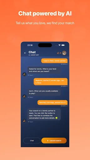 Reach AI ডাউনলোড করুন – কৃত্রিম বুদ্ধিমত্তার সাহায্যে সঠিক সম্পর্ক খুঁজুন - Screenshot 1